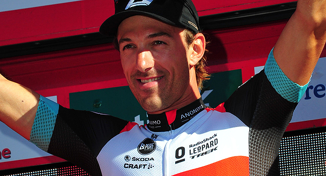 Vuelta2013 11 etape Enkeltstart Fabian Cancellara podiet