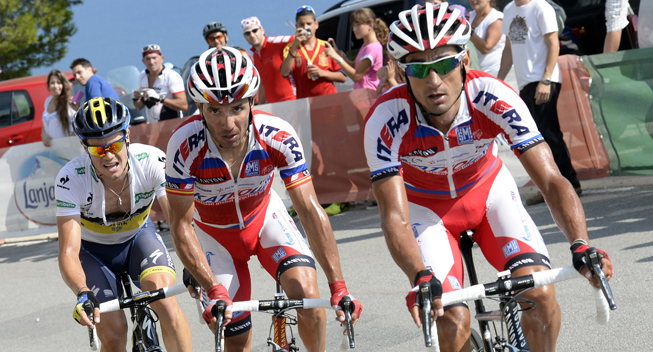 Vuelta 2013 13 etape Caruso Rodriguez Roche