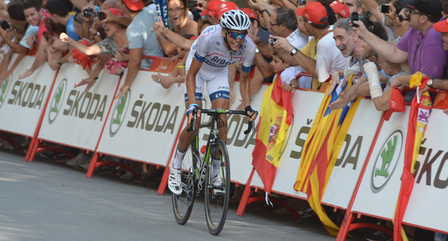 Vuelta 2013 13 etape Warren  Barguil angreb