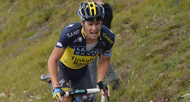 Vuelta 2013 15 etape Nicolas Roche angreb