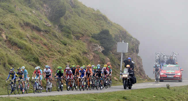 Vuelta 2013 15 etape favoritgruppen