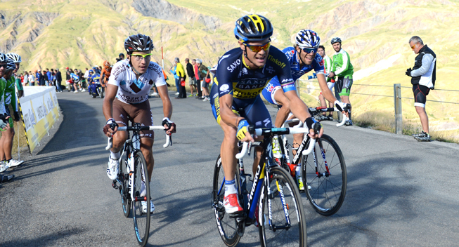 Vuelta 2013 16 etape Nicolas Roche og Domenico Pozzovivo