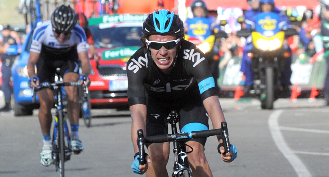 Vuelta 2013 16 etape Rigoberto Uran toer