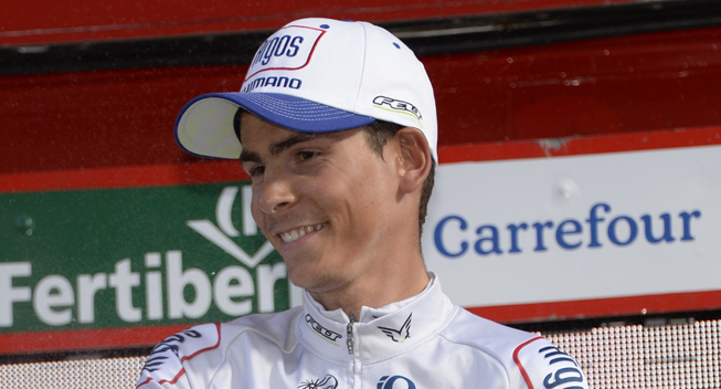 Vuelta 2013 16 etape Warren Barguil podiet