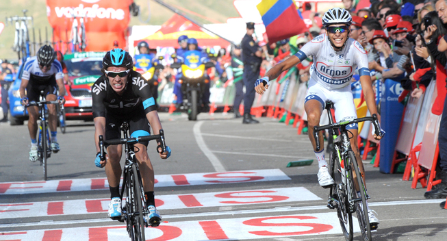 Vuelta 2013 16 etape Warren Barguil spurt sejr
