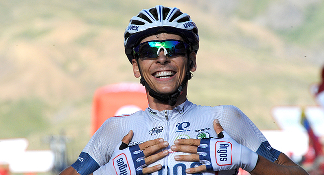 Vuelta 2013 16 etape Warren Barguil spurt sejr   