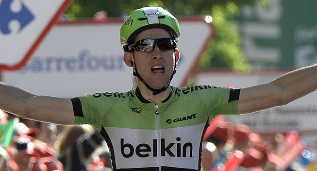 Vuelta 2013 17 etape Bauke Mollema vinder