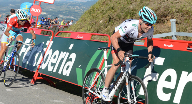 Vuelta 2013 19 etape Christopher Horner og Vincenzo Nibali