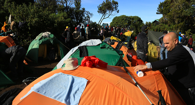 Kilimanjaro 2014 lejr