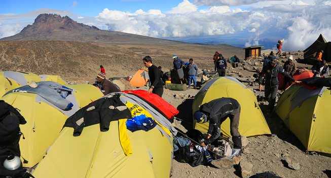 Kilimanjaro 2014 lejr     