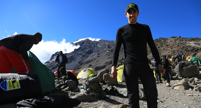 Kilimanjaro 2014 lejr     Alberto Contador