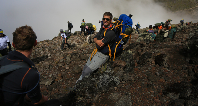 Kilimanjaro 2014 opad Peter Sagan