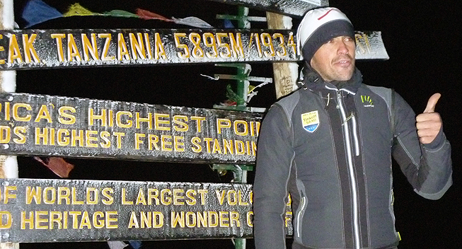 Kilimanjaro 2014 victory Alberto Contador summit 