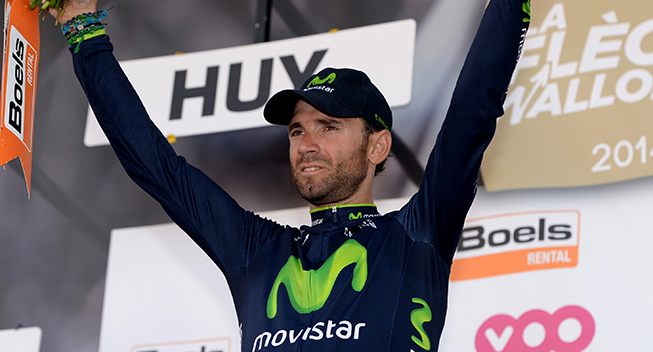 Photo: Valverde takes his first ever Spanish time trial title in a dominant Movistar showing that sees the team occupy all spots in the top 6... 