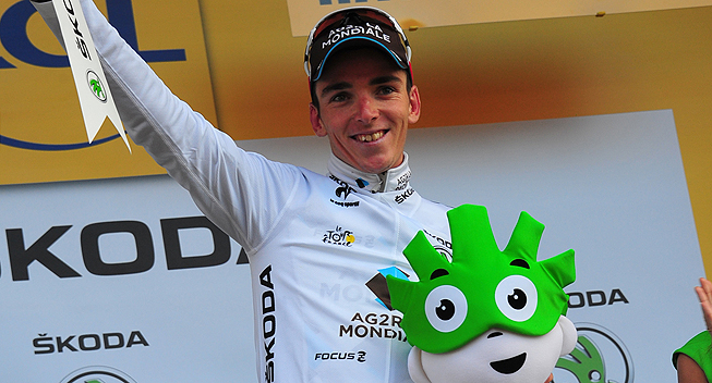 Photo: Right now, I am focusing more on winning the white jersey,” Bardet said. “I am only 23, and it’s clear that Nibali is the strongest, with three stage wins, so I am going to stay calm, take it stage by stage... 