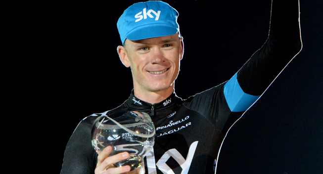 Photo: Froome is one of the big favorites for the Tour, which he surprisingly doesn’t think is a title he has earned yet. 