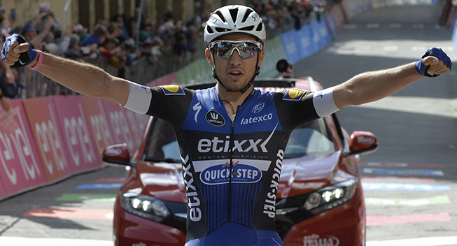 Giro 2016 8 etape Gianluca Brambilla sejr