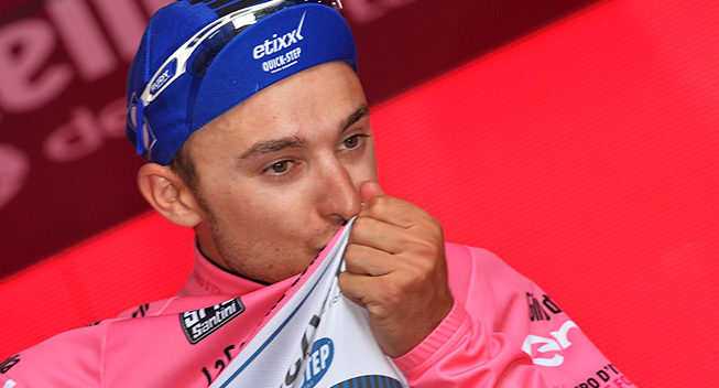 Giro dItalia 2016 8 etape Gianluca Brambilla podiet pink kys