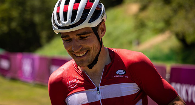 Sebastian Fini henter medalje ved EM i mountainbike