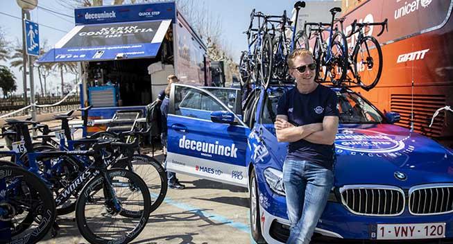 Deceuninck-Quick Steps mekaniker blogger under Vueltaen