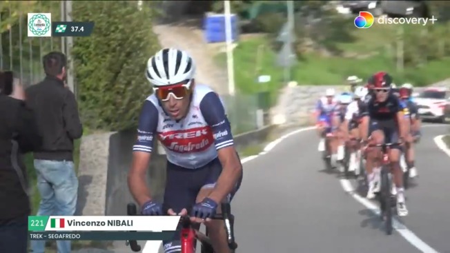 Farvel til Evenepoel - straks angreb fra Vincenzo Nibali